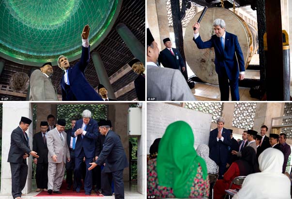 Menlu AS John Kerry Kagum pada Mesjid Istiqlal